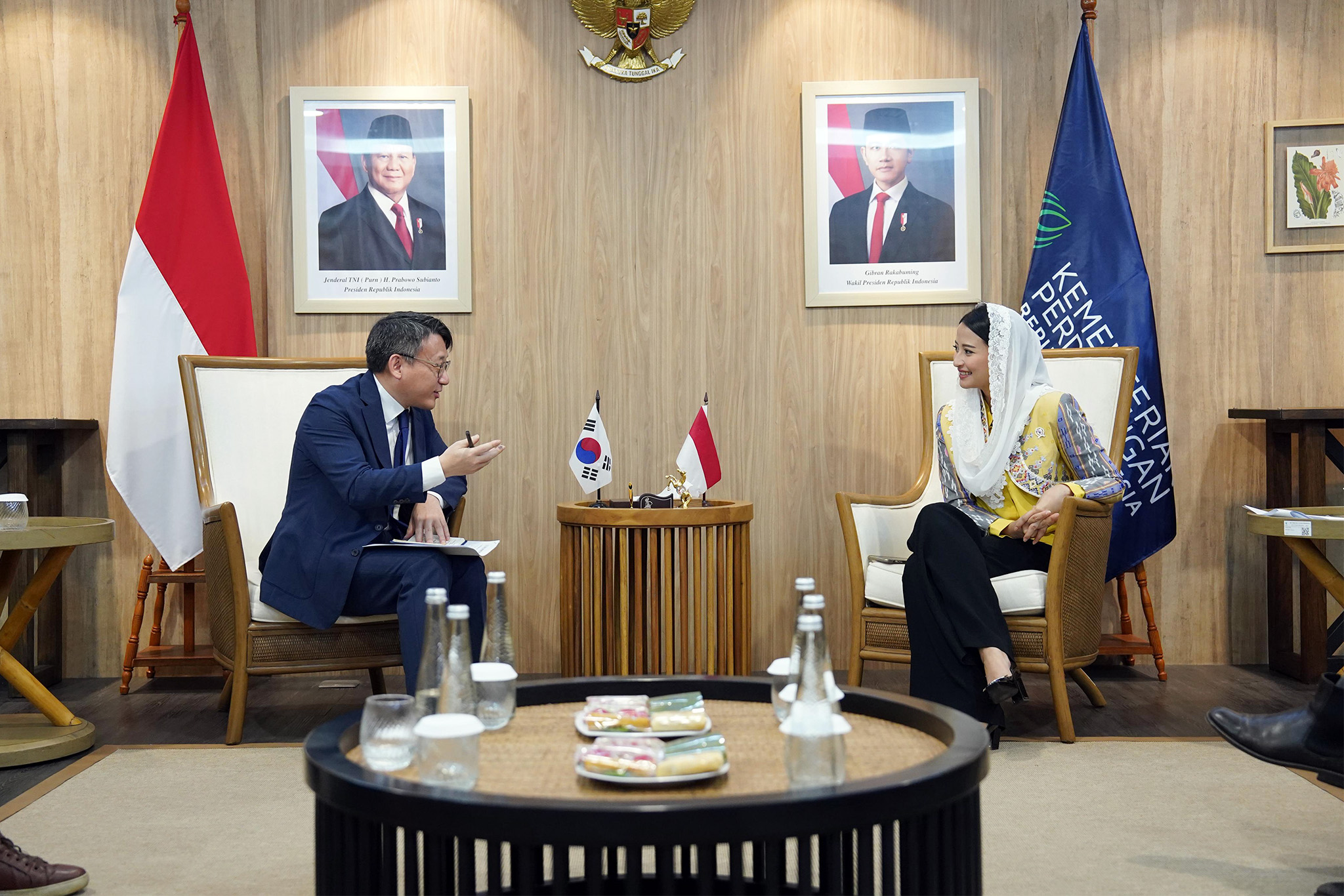 Pertemuan Bilateral Wamendag RI dengan Kuasa Usaha Ad Interim Kedutaan Besar Republik Korea Selatan Jakarta