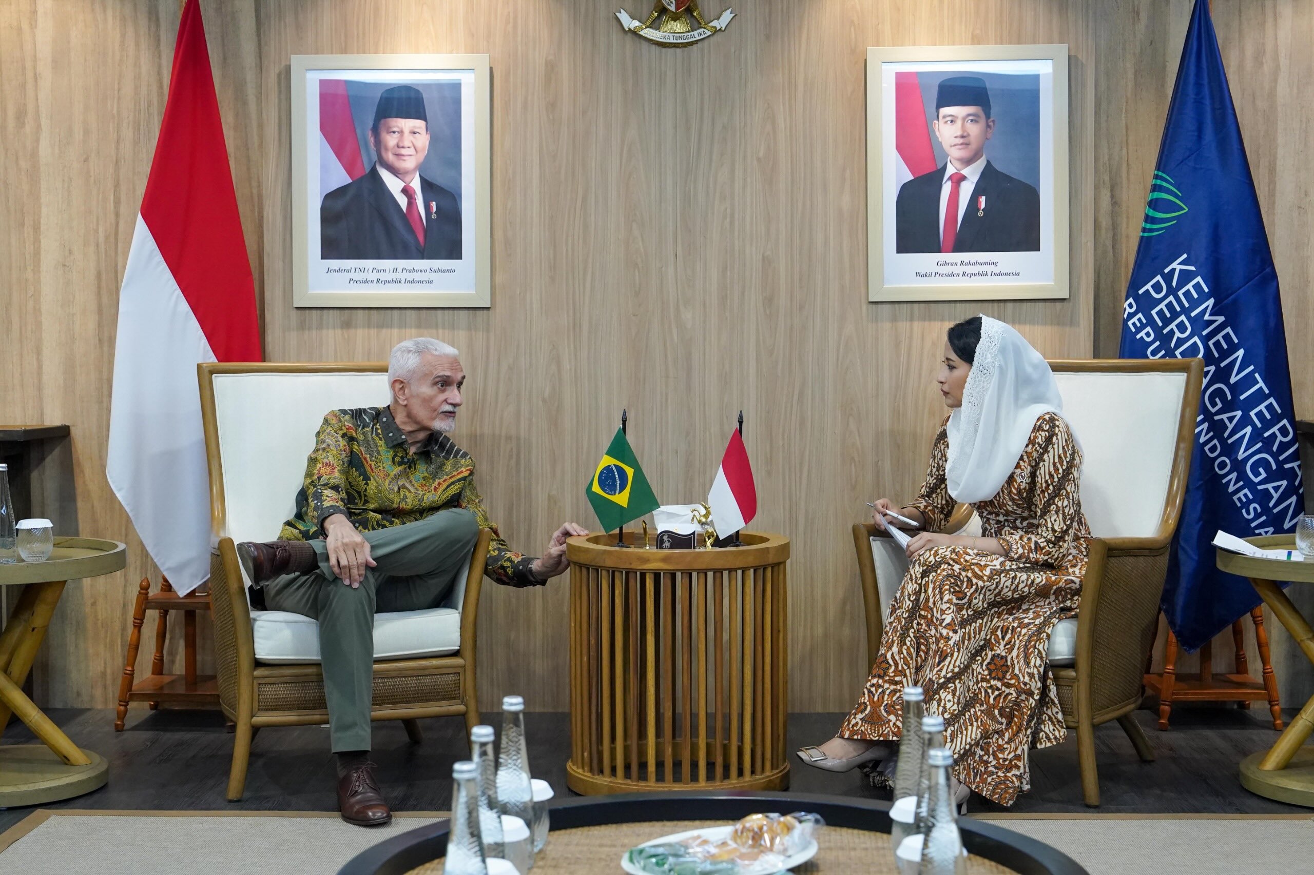 Pertemuan Wamendag RI dengan Dubes Brasil Jakarta