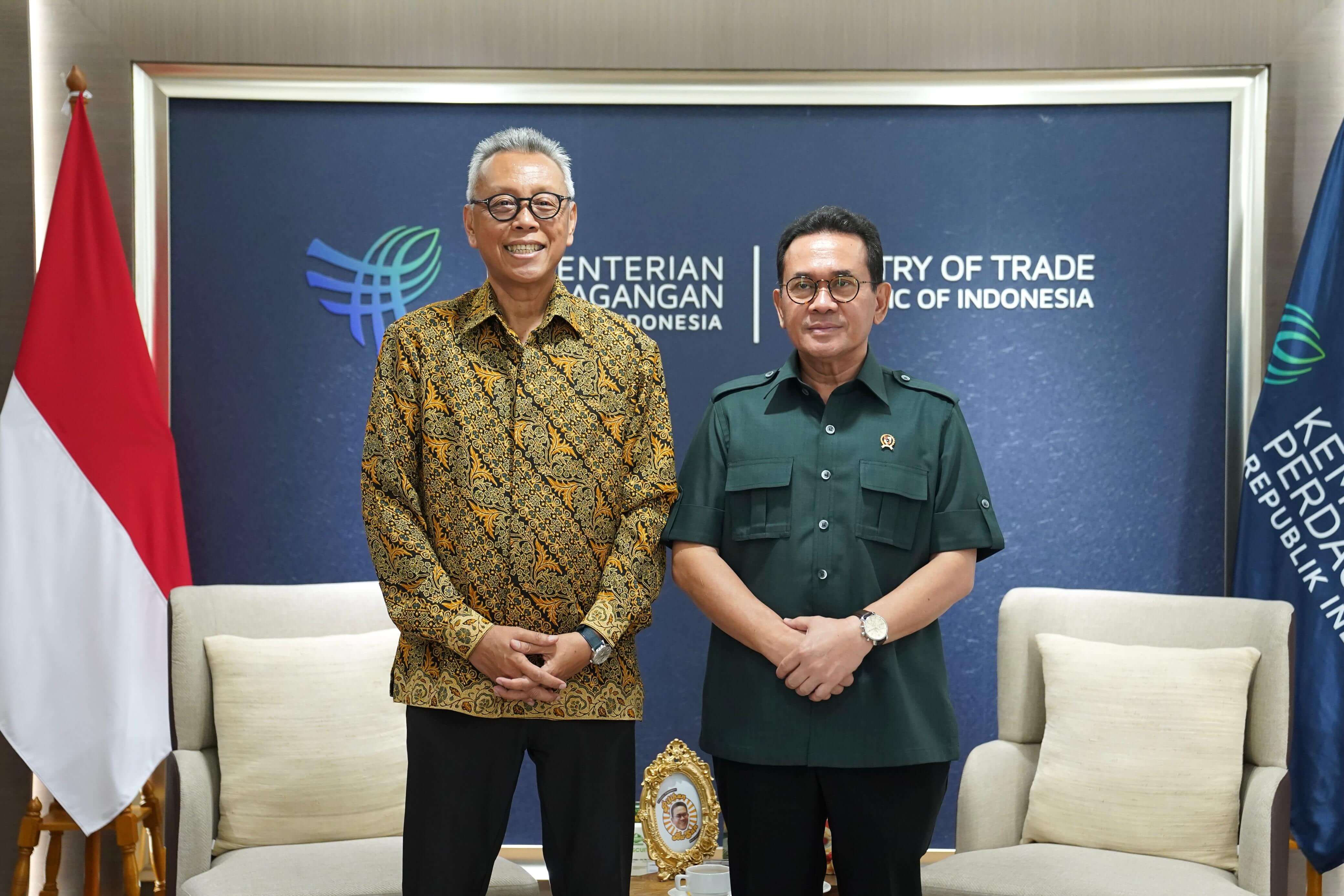 Mendag Menerima Kunjungan Duta Besar RI Brussel
