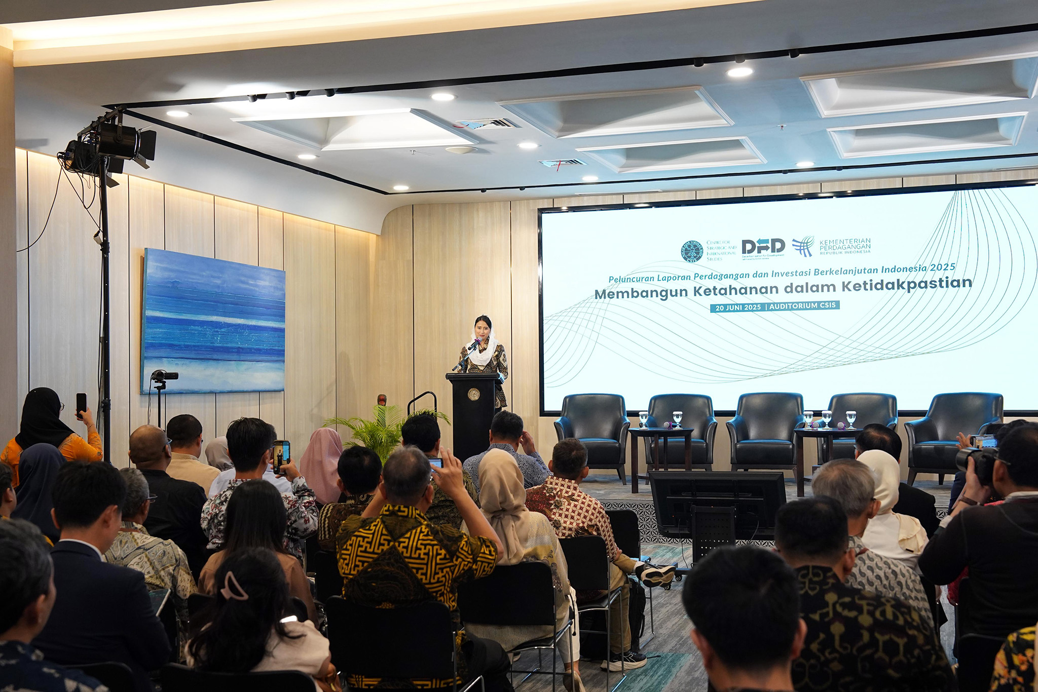 Peluncuran Laporan Perdagangan dan Investasi Berkelanjutan Indonesia Tahun 2025