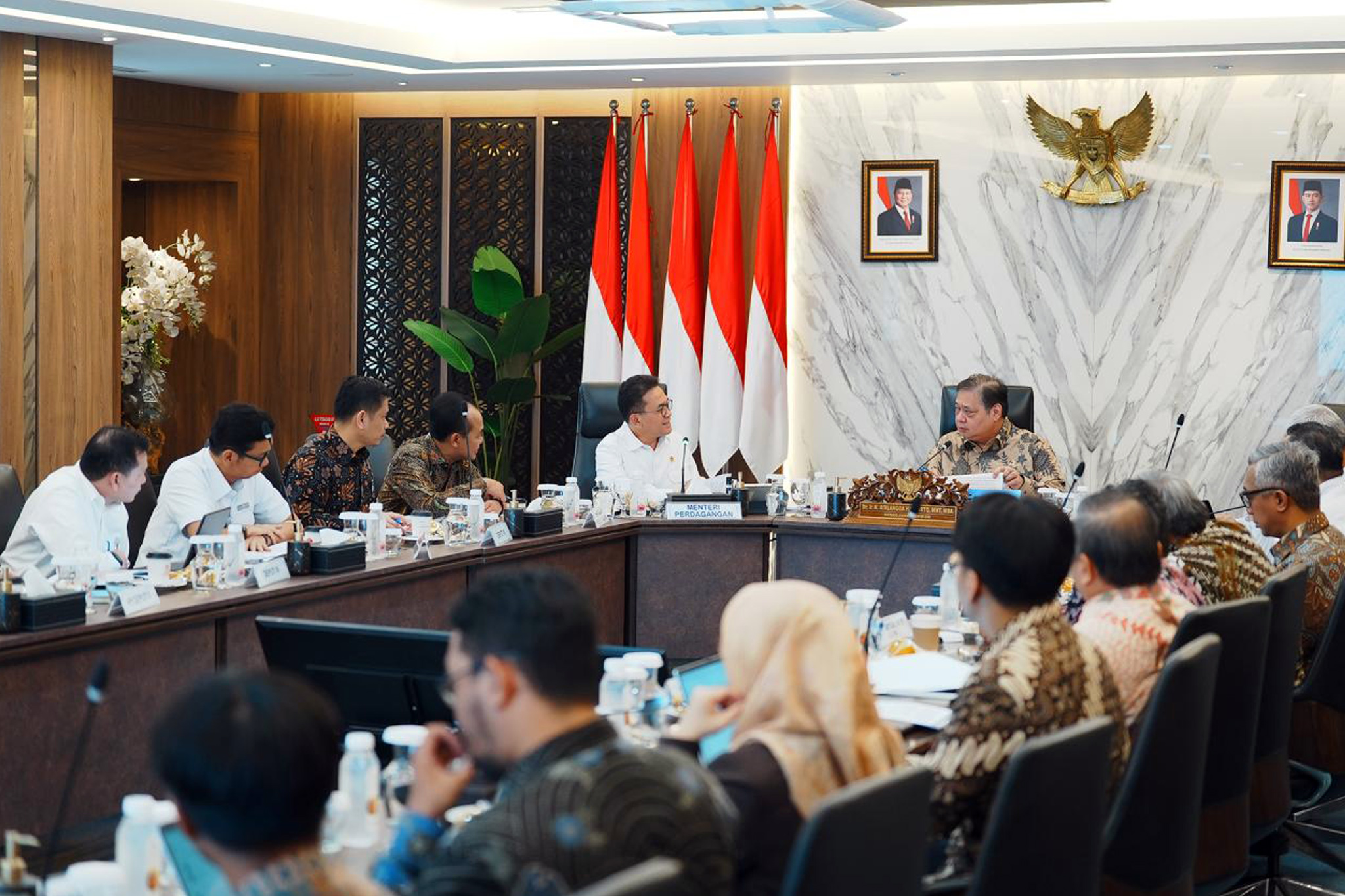 Mendag pada Rakortas Bidang Ekonomi