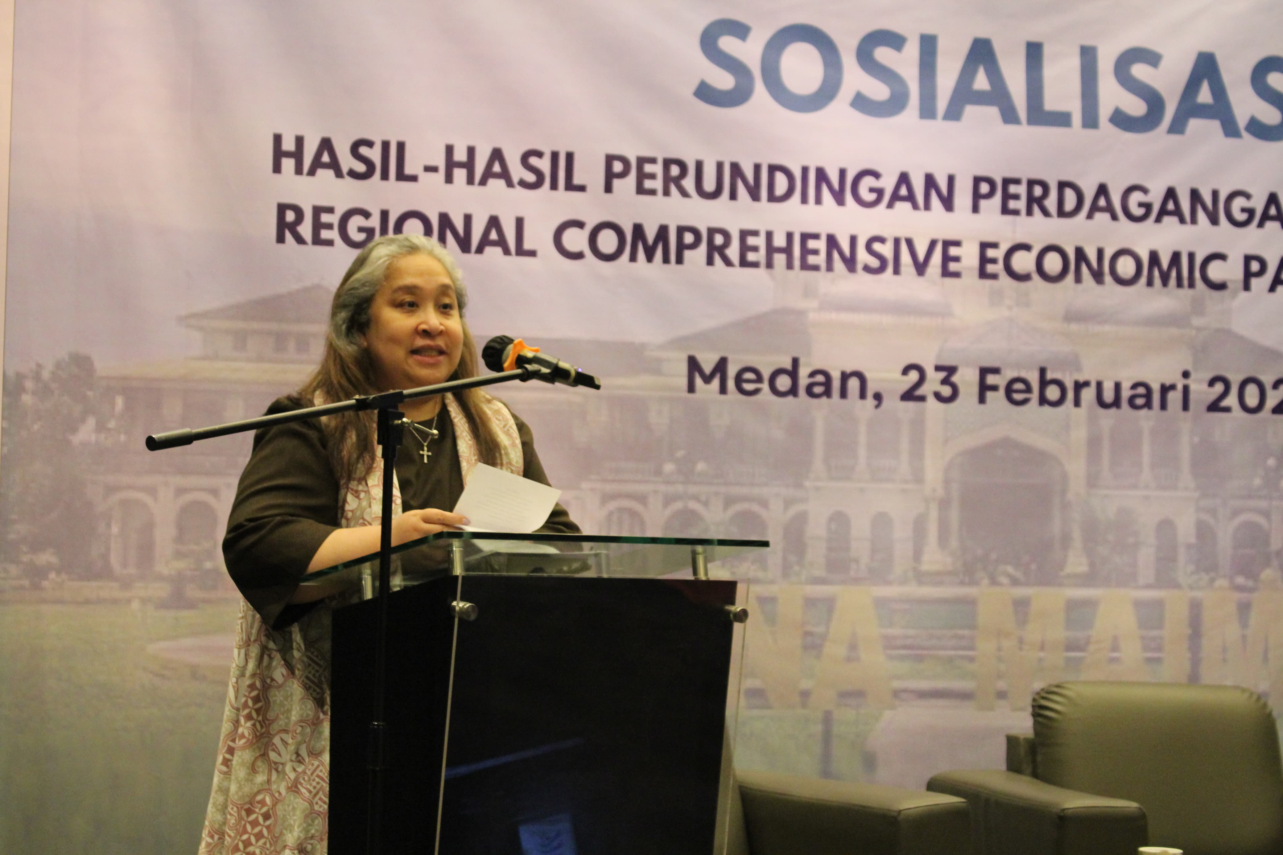 Sosialisasi Hasil-hasil Perundingan RCEP di Medan, Sumatera Utara