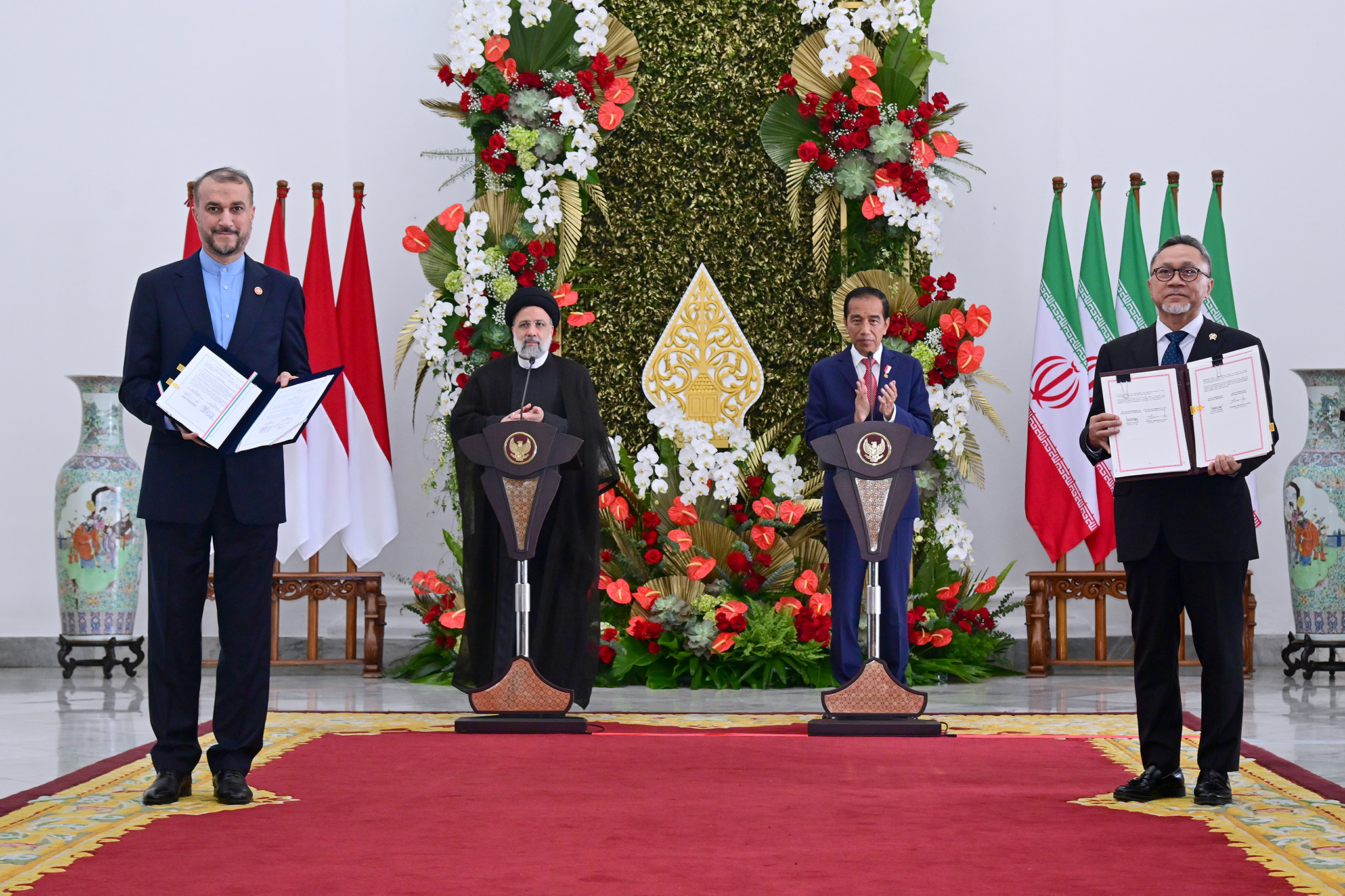 Penandatanganan Persetujuan Preferensi Perdagangan antara Indonesia dan Iran
