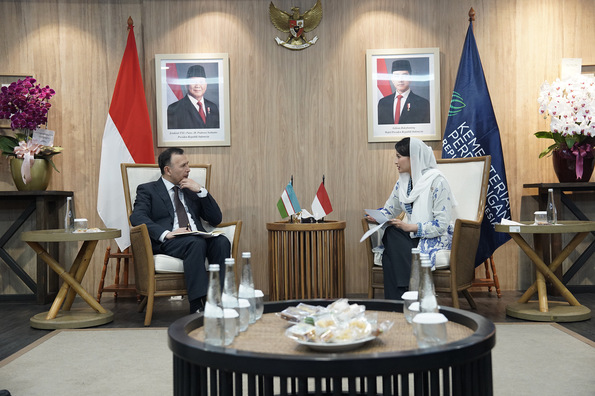 Pertemuan Bilateral Wamendag RI dengan Dubes Uzbekistan Jakarta