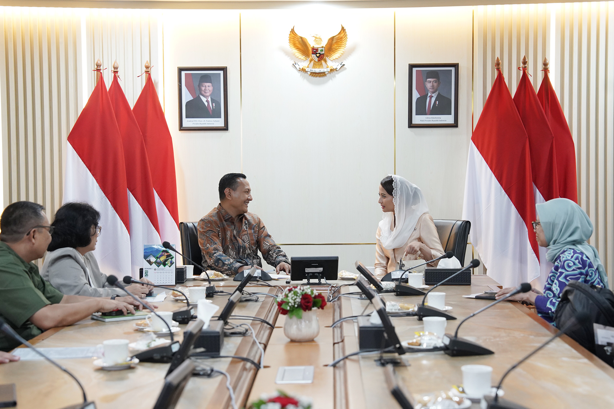 Pertemuan Wamendag dengan Wamenhut