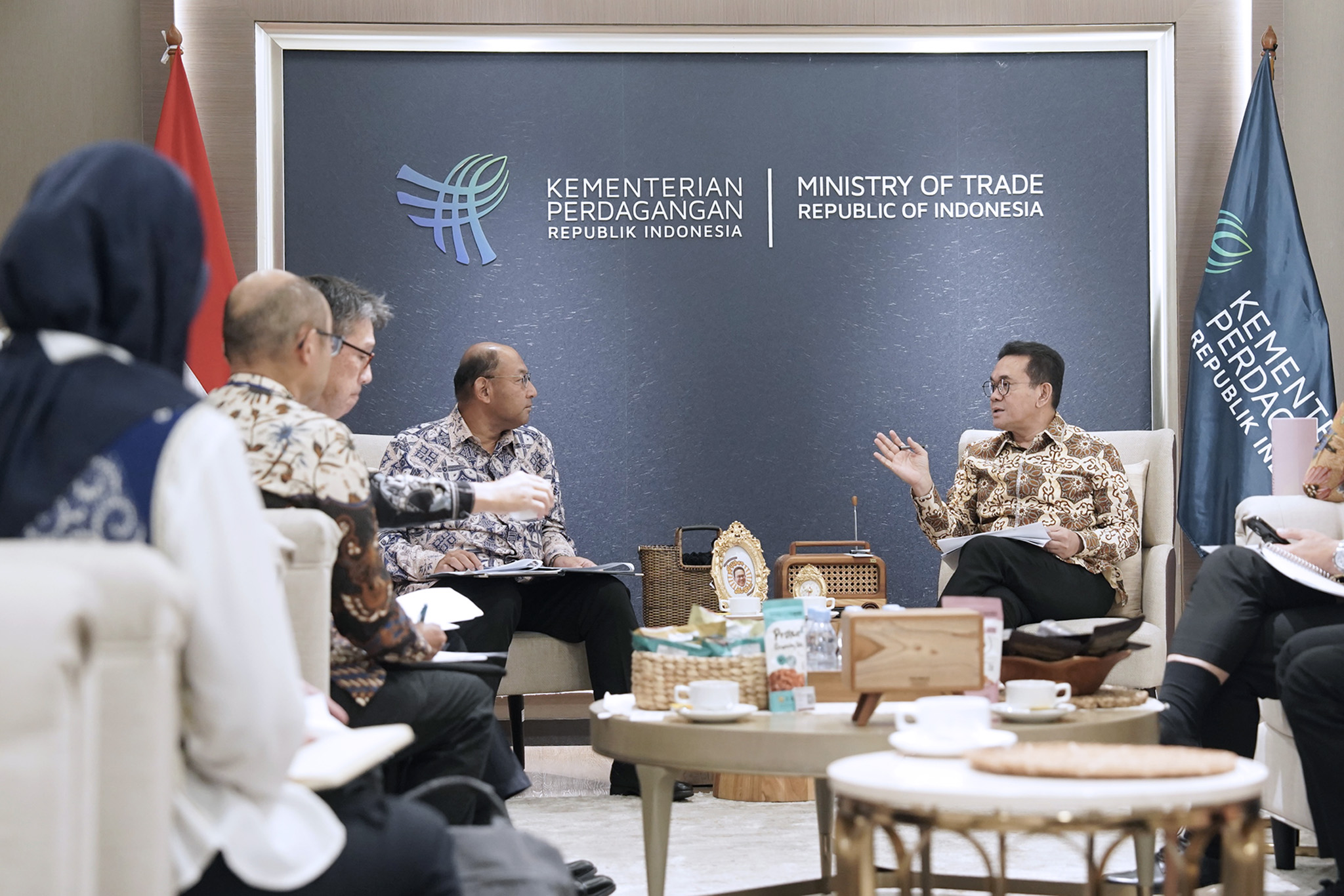 Mendag Menerima Audiensi Ketua Umum Jakarta Japan Club
