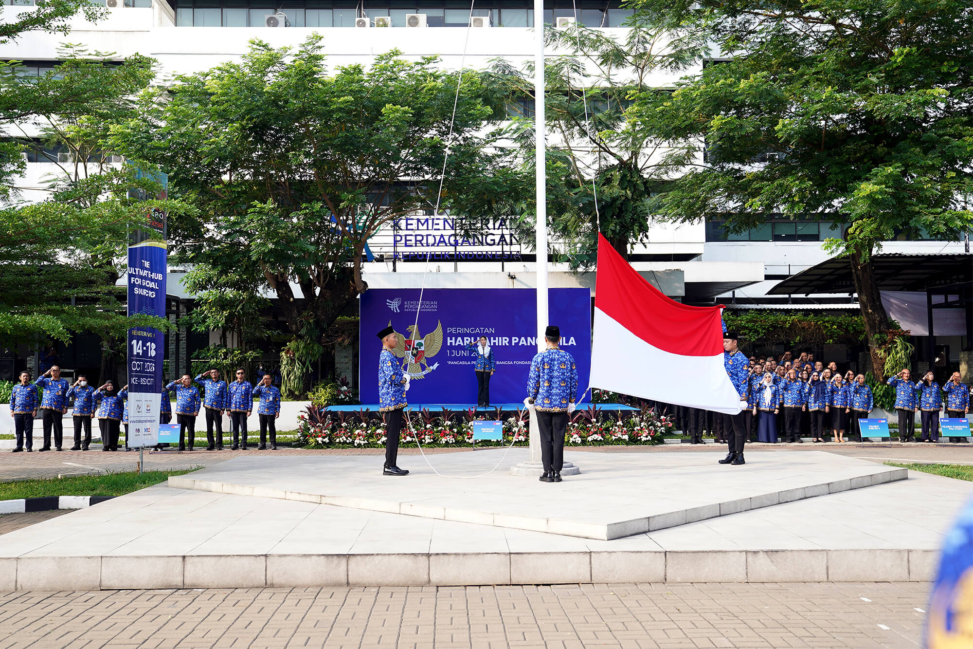 Upacara Peringatan Hari Lahir Pancasila di Lingkungan Kemendag