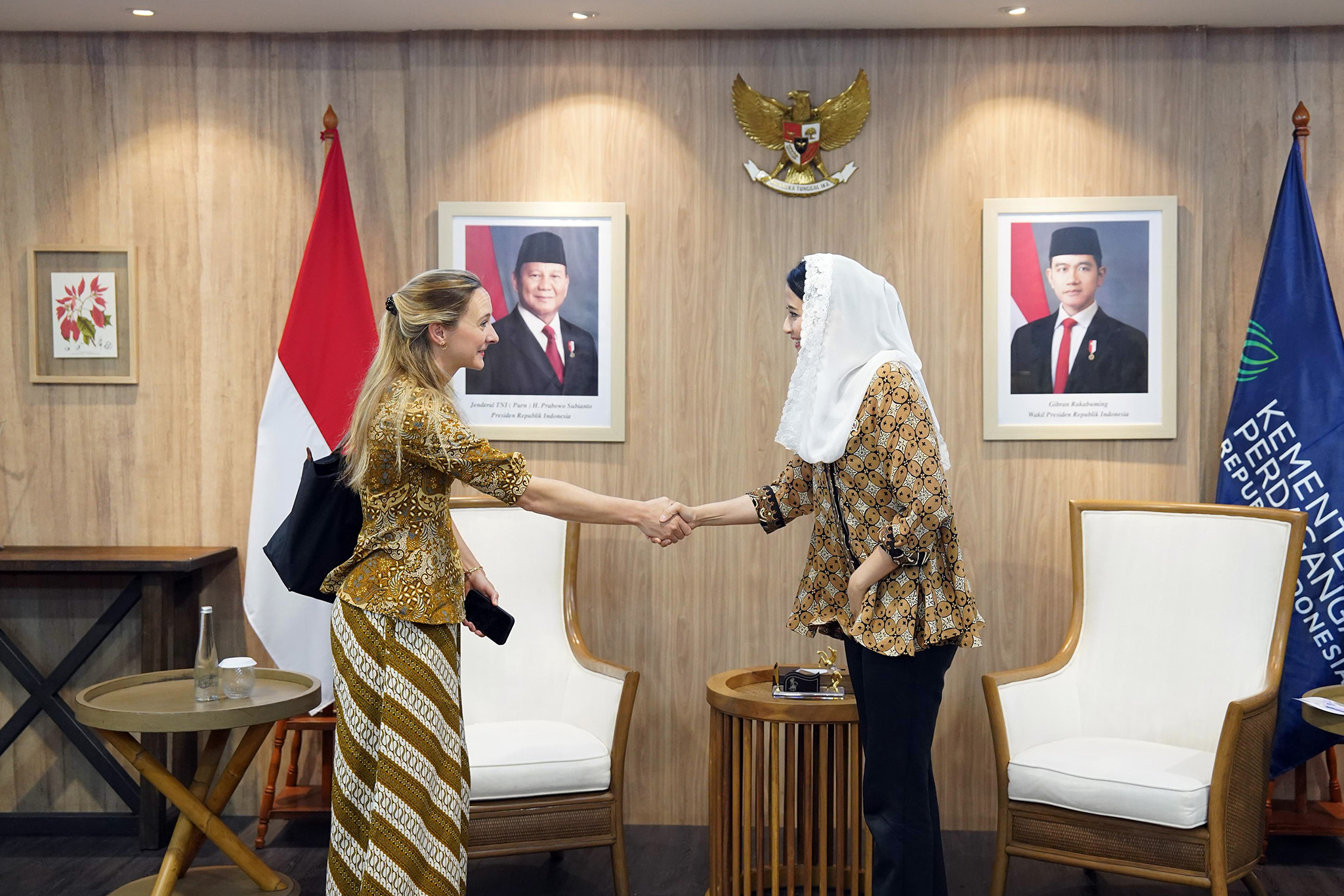 Pertemuan Wamendag RI dengan Head of Sustainable Trade WEF