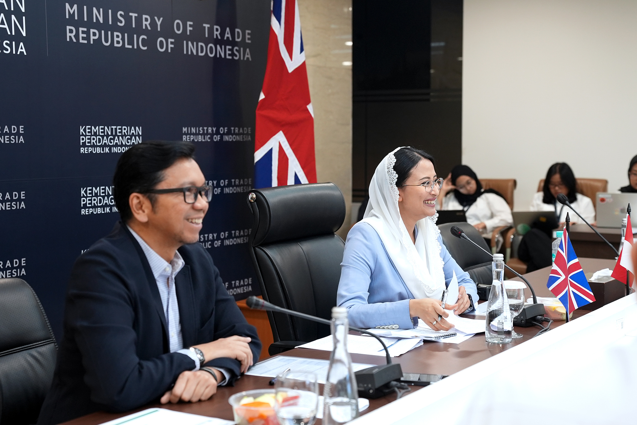 Pertemuan Virtual Wamendag dengan Menteri Perdagangan Inggris