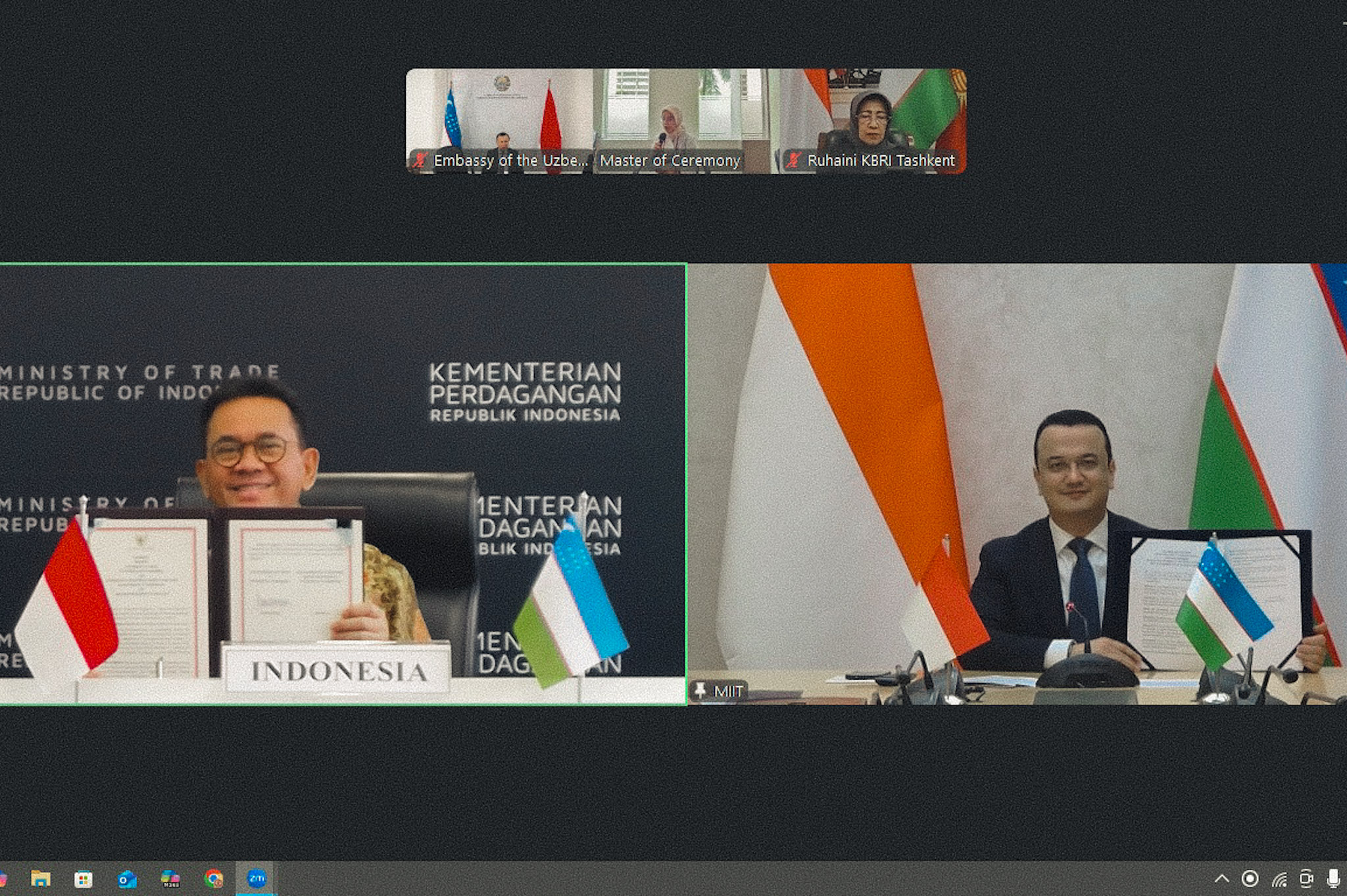 Peluncuran Perundingan Indonesia-Uzbekistan FTA