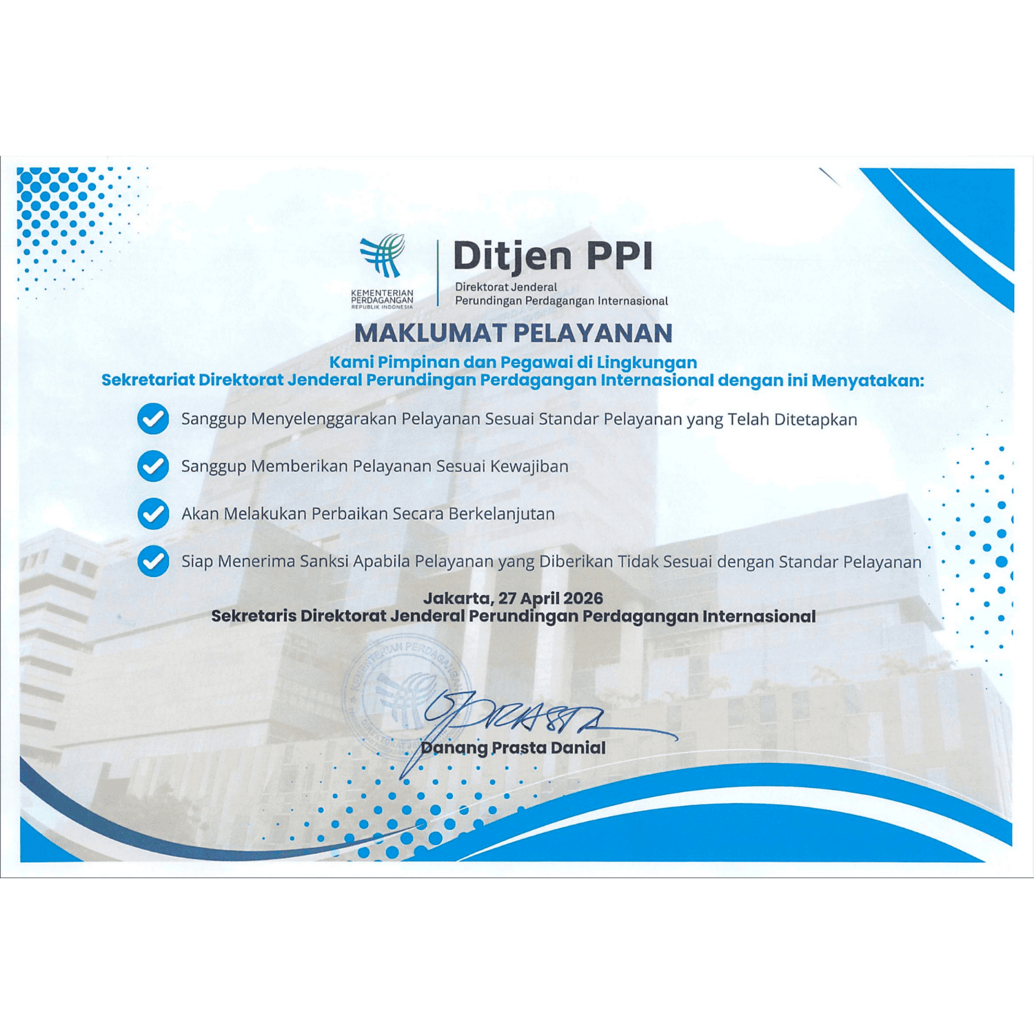 Maklumat Pelayanan